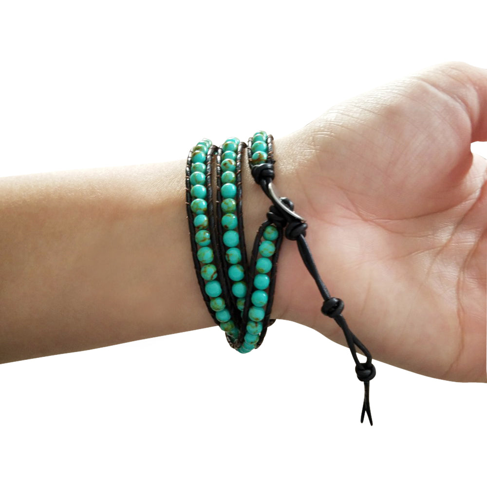 WOMEN'S TURQUOISE WRAP BRACELET