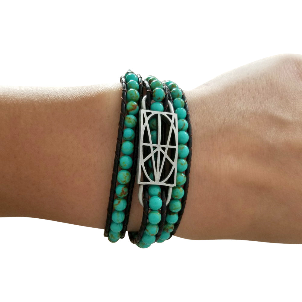 WOMEN'S TURQUOISE WRAP BRACELET