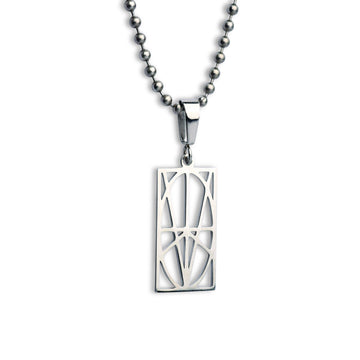MEN'S SMALL STAINLESS STEEL PENDANT