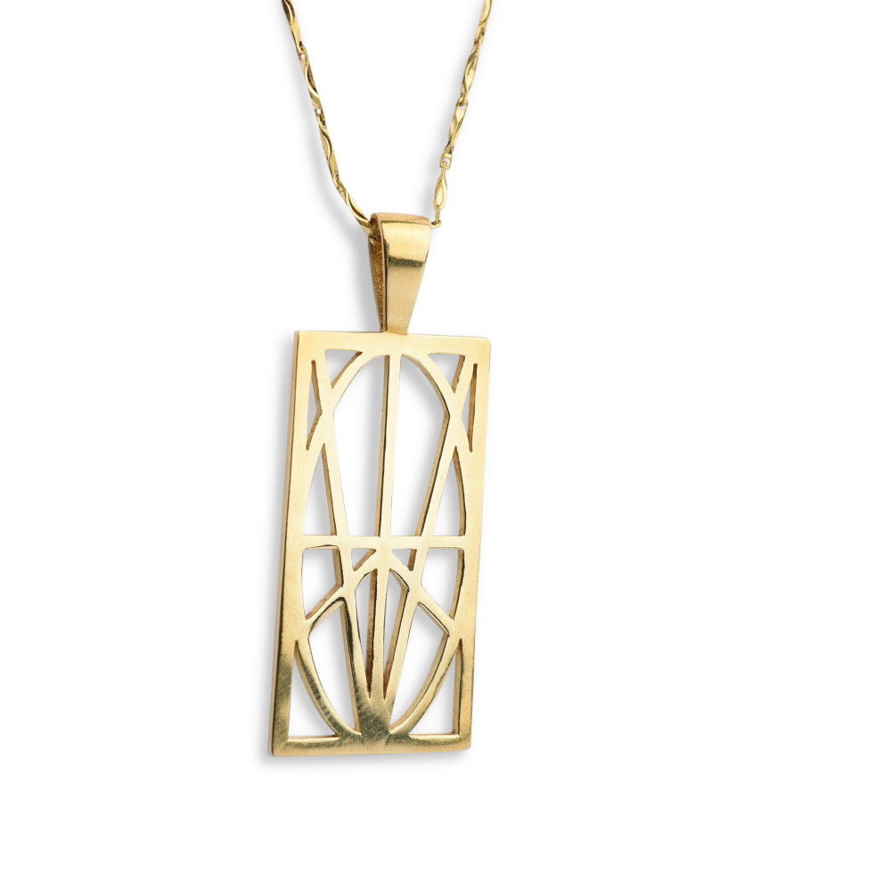 WOMEN'S LARGE BRONZE PENDANT