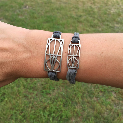 WOMEN'S TAN WRAP & TUCK BRACELET - SMALL ZYMBOL